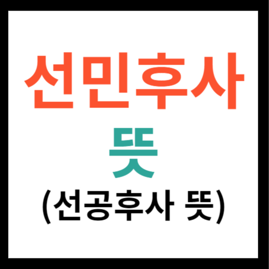 선민 이미지