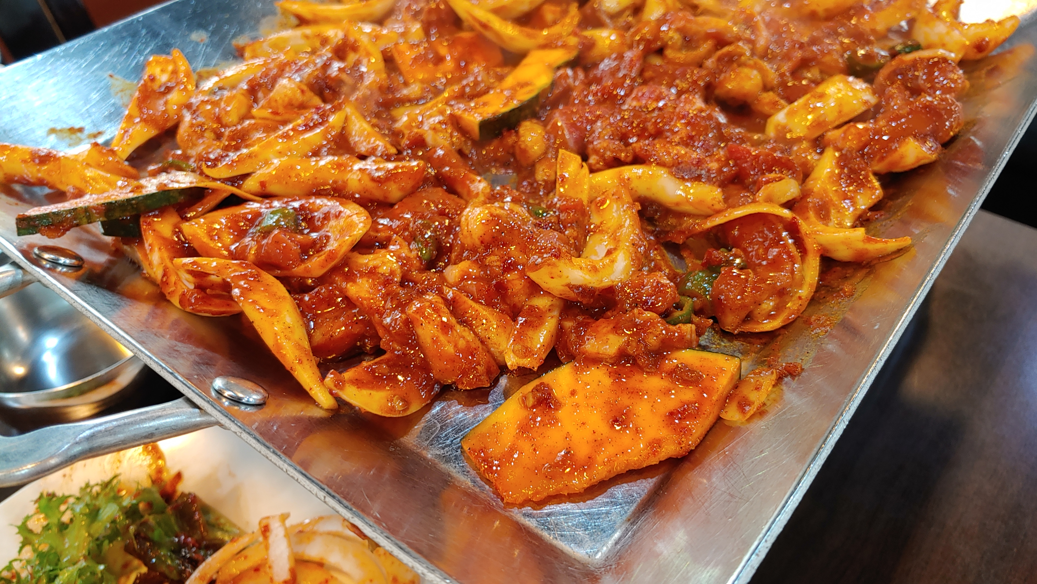  면역력에 좋은 맛있는 오리고기, 불타는 오리주물럭
