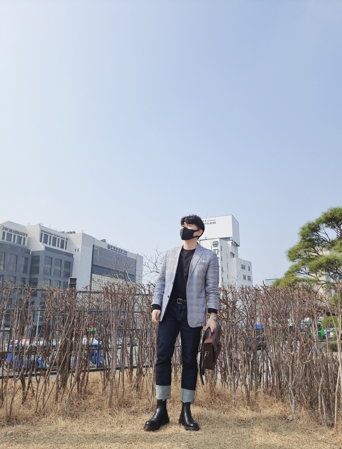 봄/가을코디 - 글렌체크 자켓