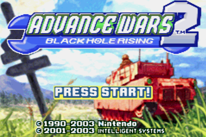  인텔리전트 시스템 (Intelligent Systems) - 어드벤스 워즈 2 블랙 홀 라이징 북미판 Advance Wars 2 Black Hole Rising USA (게임보이 어드밴스 - GBA - 롬파일 다운로드)