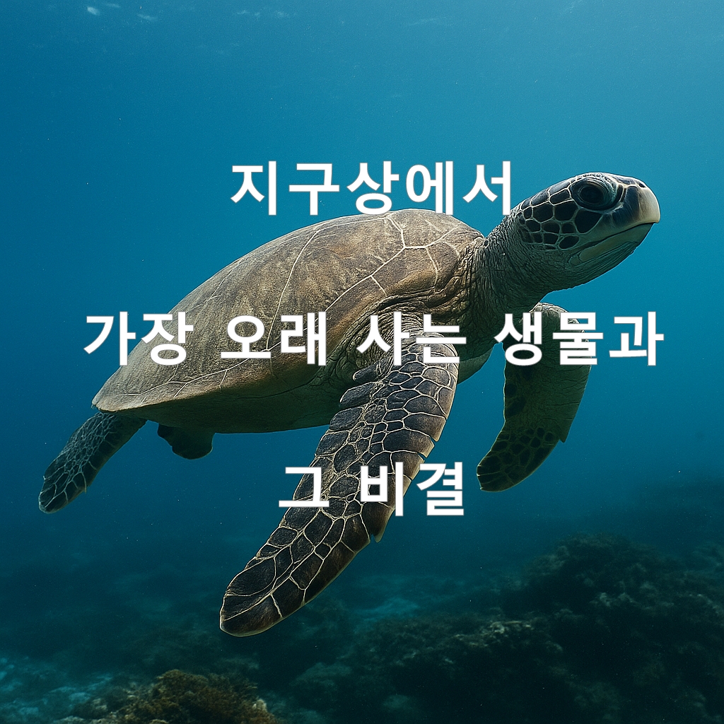 지구상에서 가장 오래 사는 생물과 그 비결