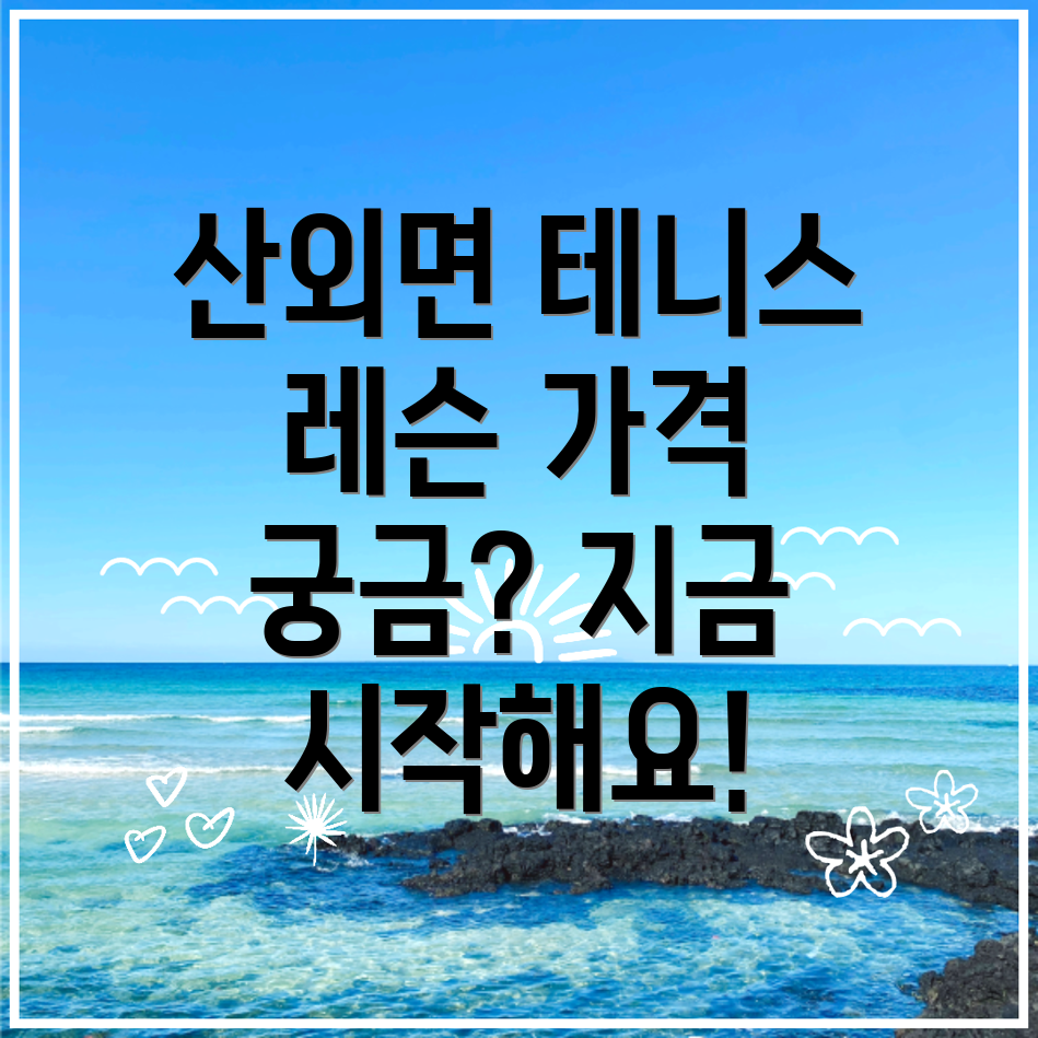 보은군 테니스 레슨