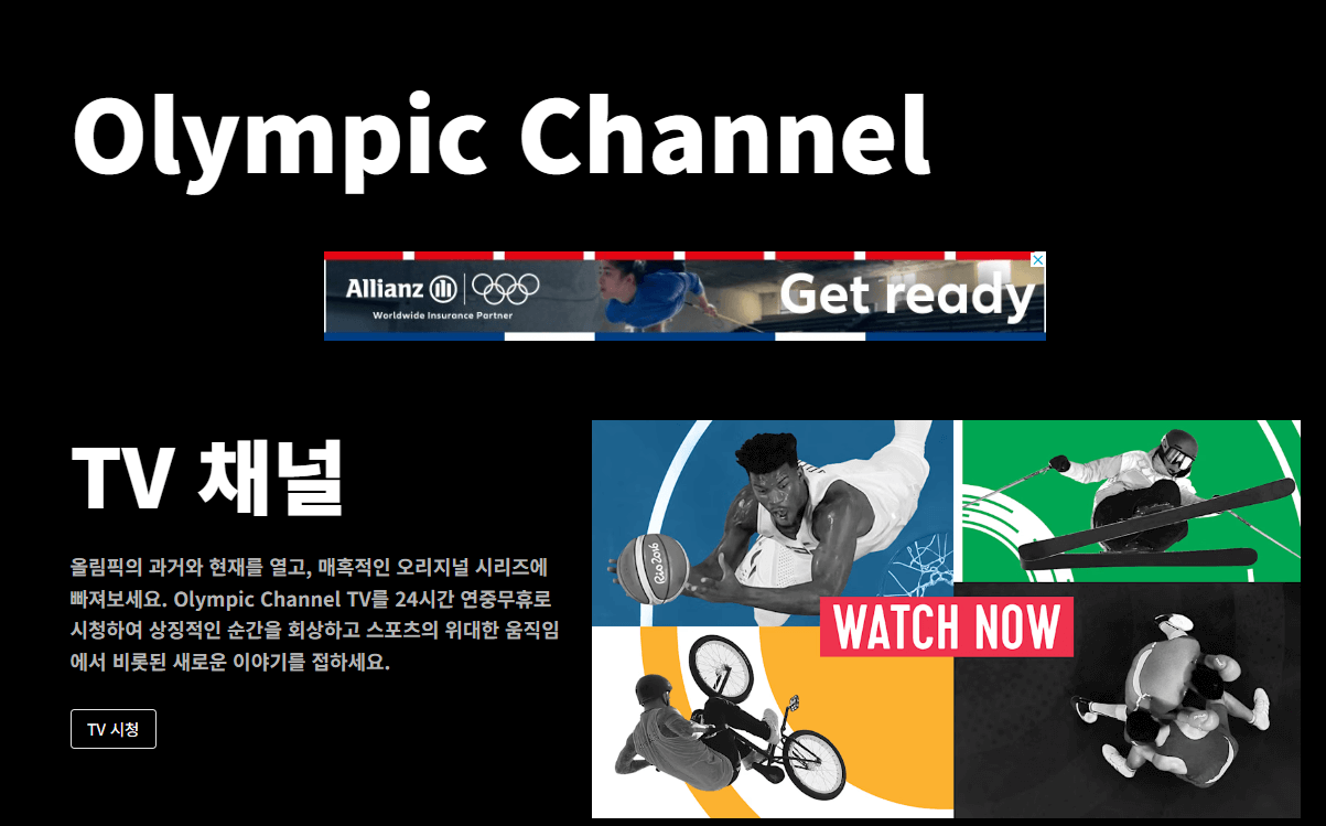 파리올림픽 공식 웹사이트