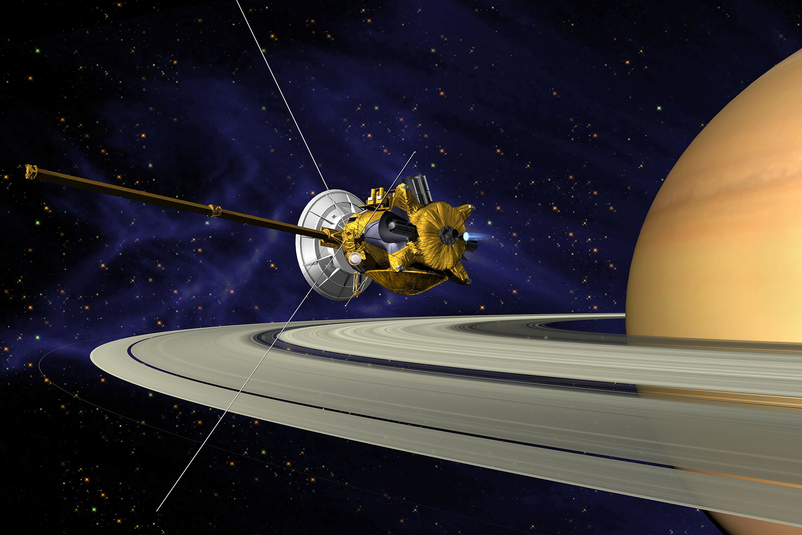 카시니 (Cassini) 우주선 이미지
