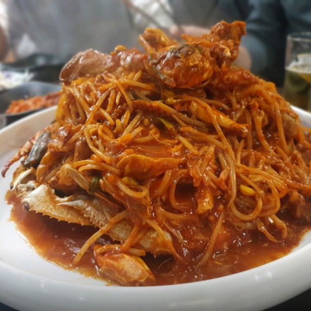목포 산꽃게 아구찜탕 메뉴 이미지