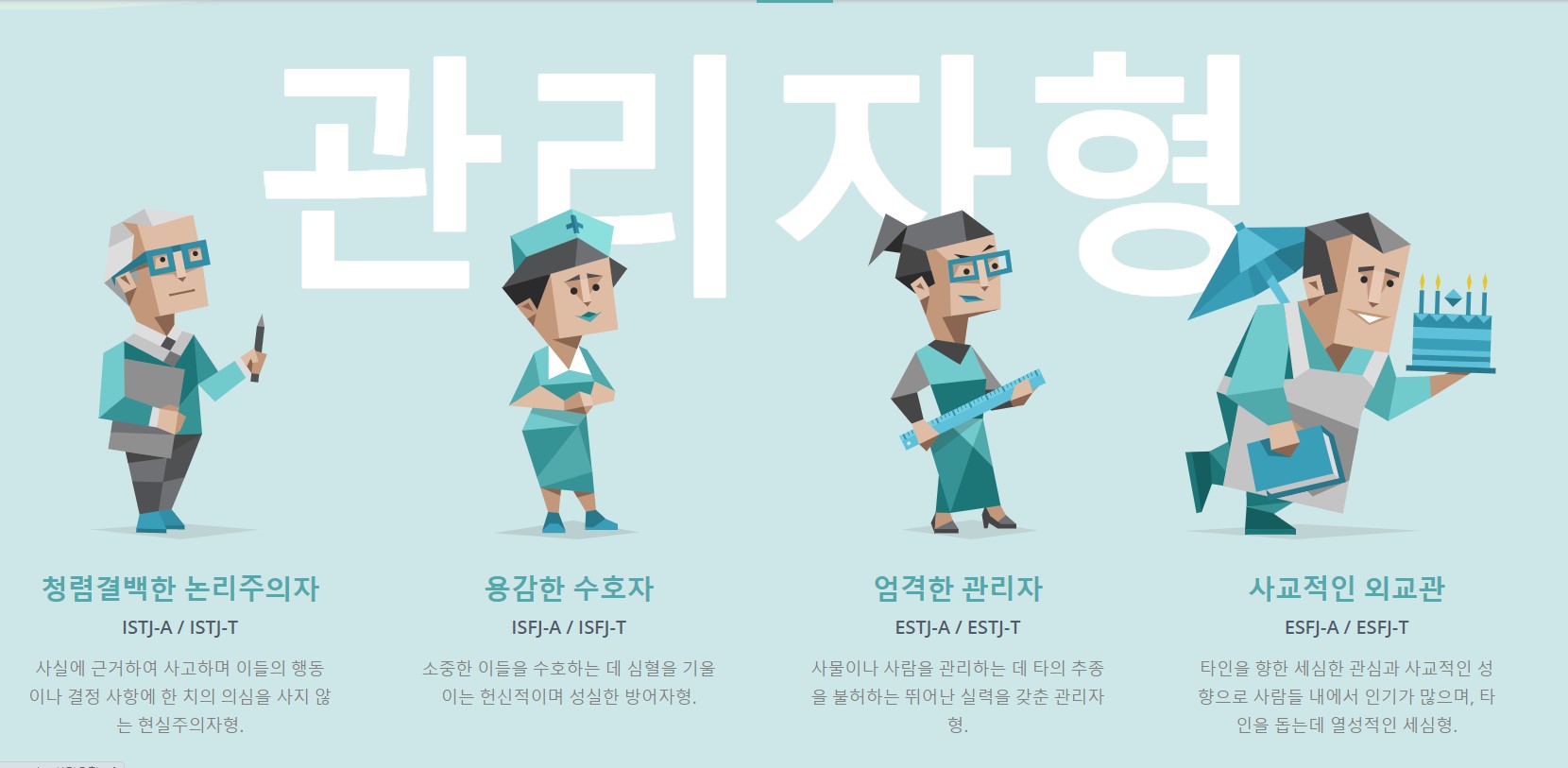 MBTI 관리자형