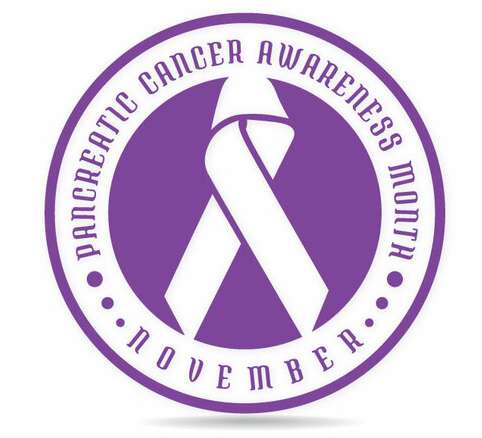 췌장암을 나타내는 보라색 리본