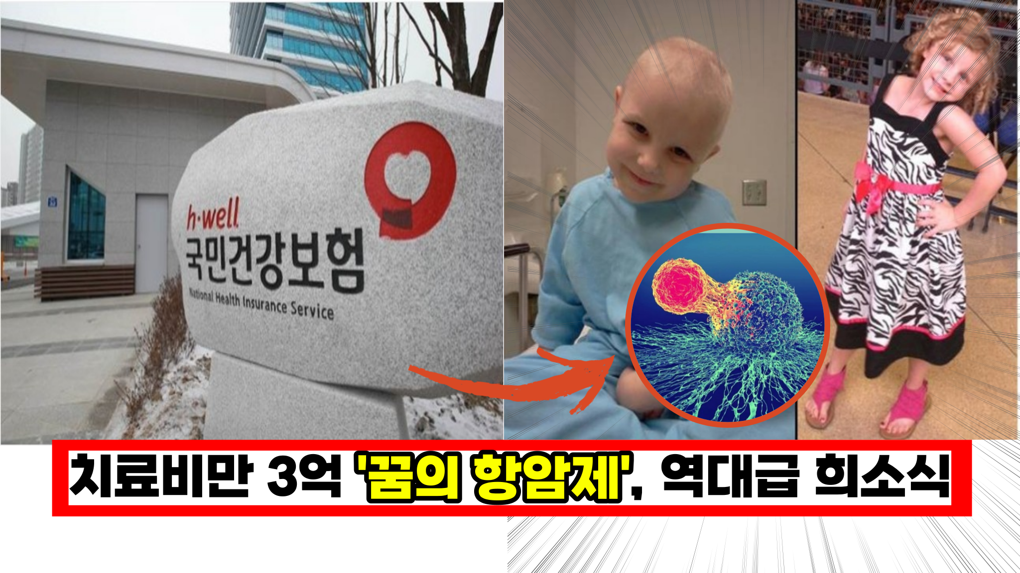  이번달 적용, 치료비만 3억이 넘는 '꿈의 항암제', 역대급 희소식 터졌네요.