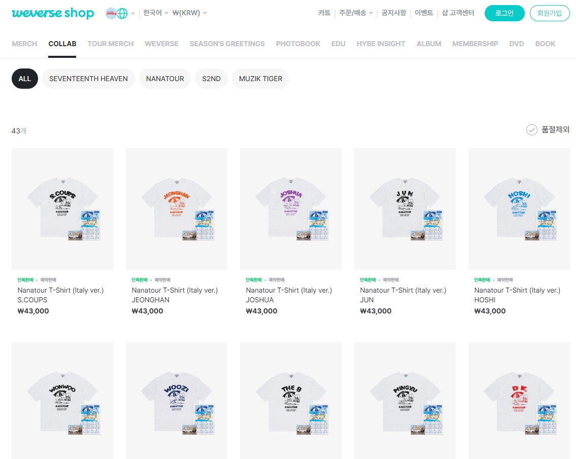 나나투어 with 세븐틴 이탈리아 기본정보 소개 출연진 다시보기 굿즈
