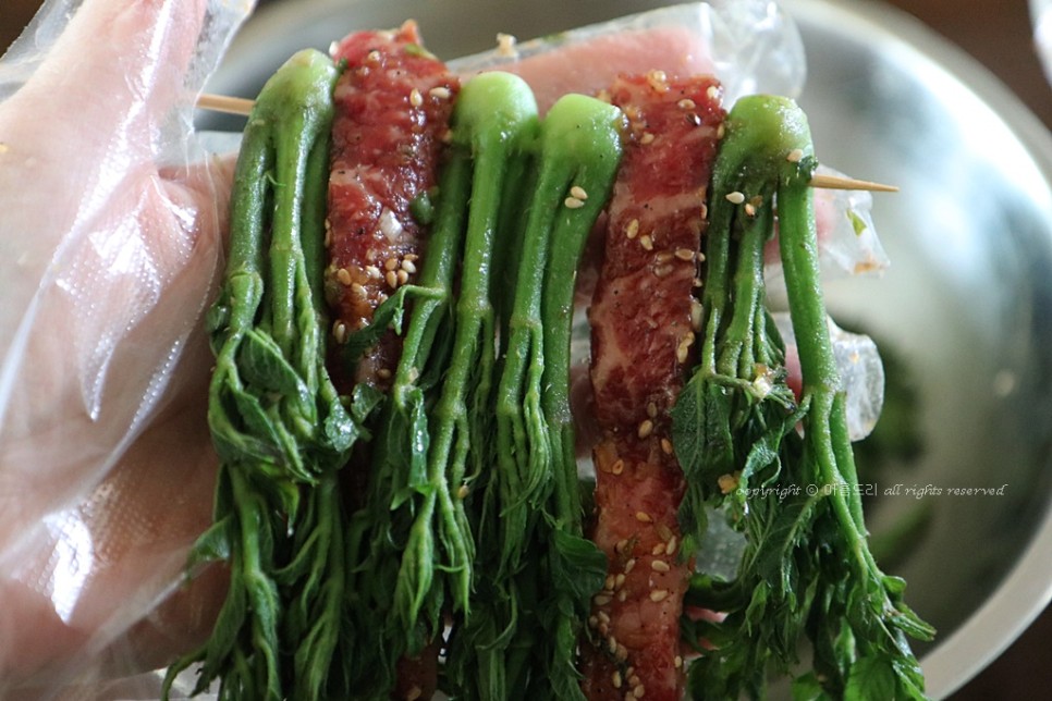 만들고 영양도 맛도 좋아요~ 오가피 요리!쇠고기 오가피꼬치 12