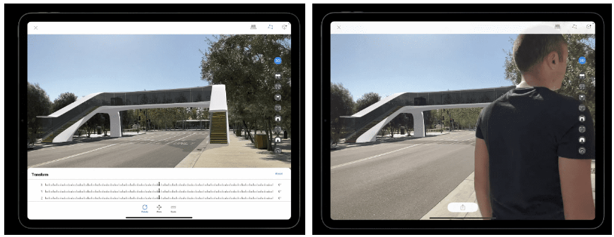 Apple 2021년 iPad Pro CamTrackAR ArKi 설명 사진