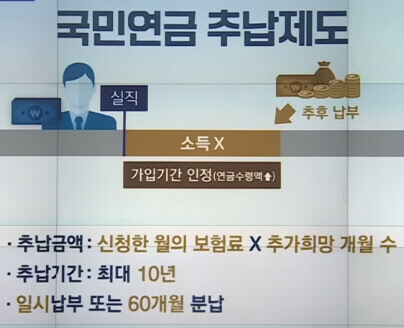  실업 크레딧, 국민 연금 추납 · 조기 · 연기 제도 활용 방법