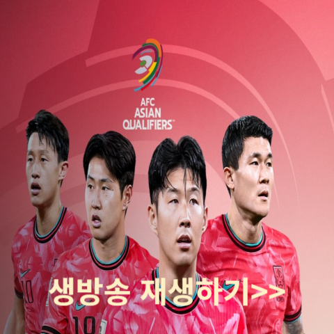 한국 VS 팔레스타인 경기