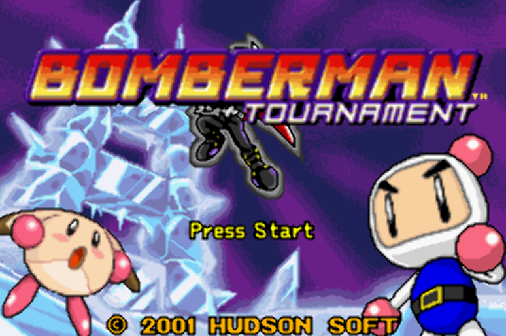  허드슨 (HUDSON) - 봄버맨 토너먼트 북미판 Bomberman Tournament USA (게임보이 어드벤스 - GBA - 롬파일 다운로드)