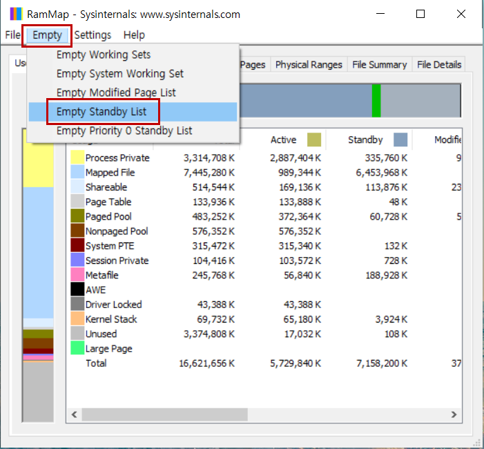 메모리 정리 진짜 확실한 방법5