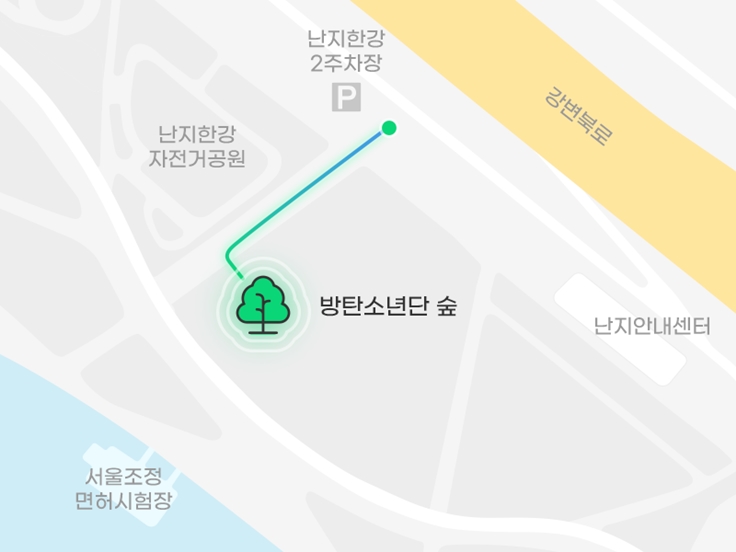 BTS Forest; Trimming Project Location Image