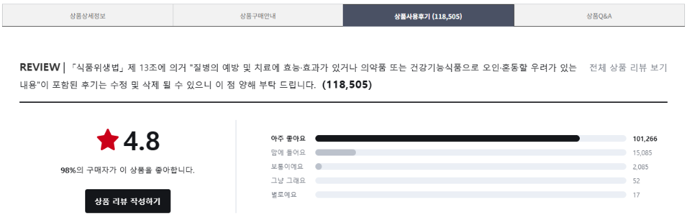 구매하신분들의 상품사용후기를 확인해 보세요.