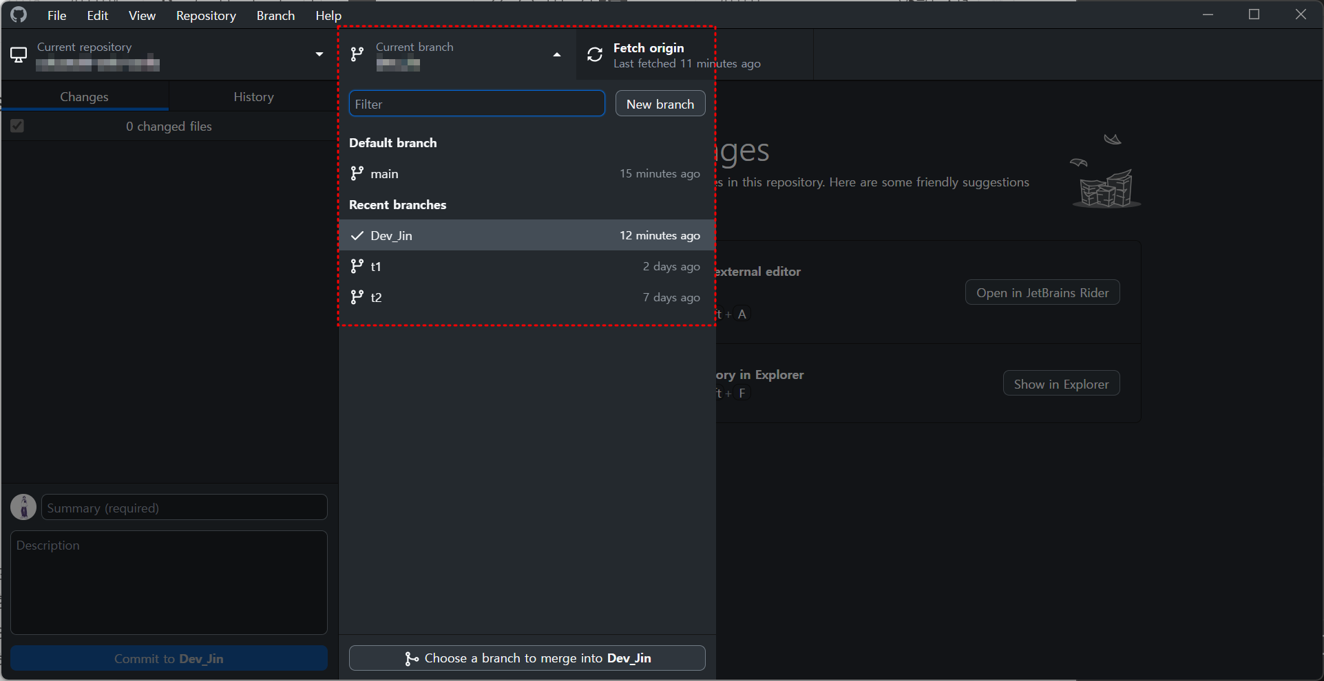 GitHub Desktop으로 알아보는 git add, switch, checkout