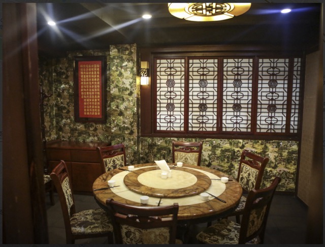 중국음식 식당 내부