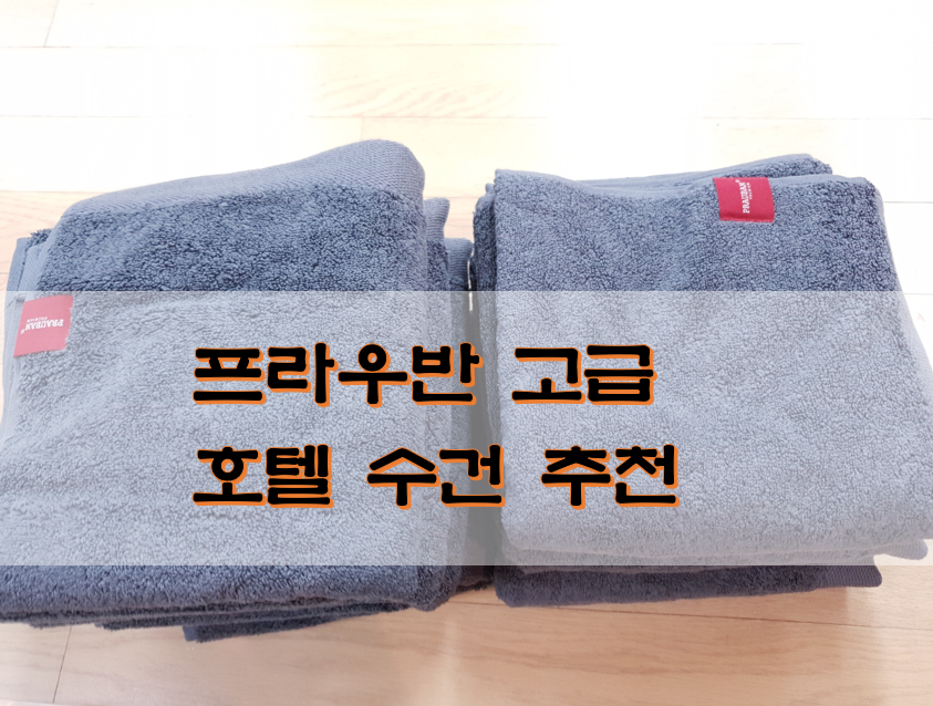  프라우반 고급 호텔 수건 추천