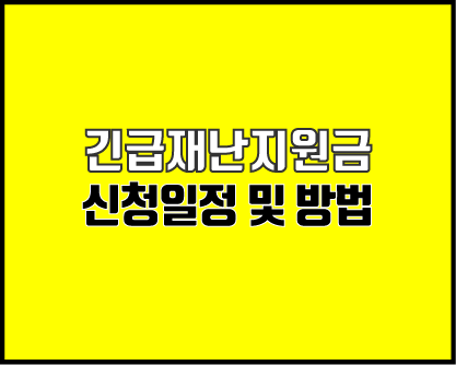  정부 전국민 긴급재난지원금 지급 일정 안내 및 신청 방법, 사용 불가 업종 확인!