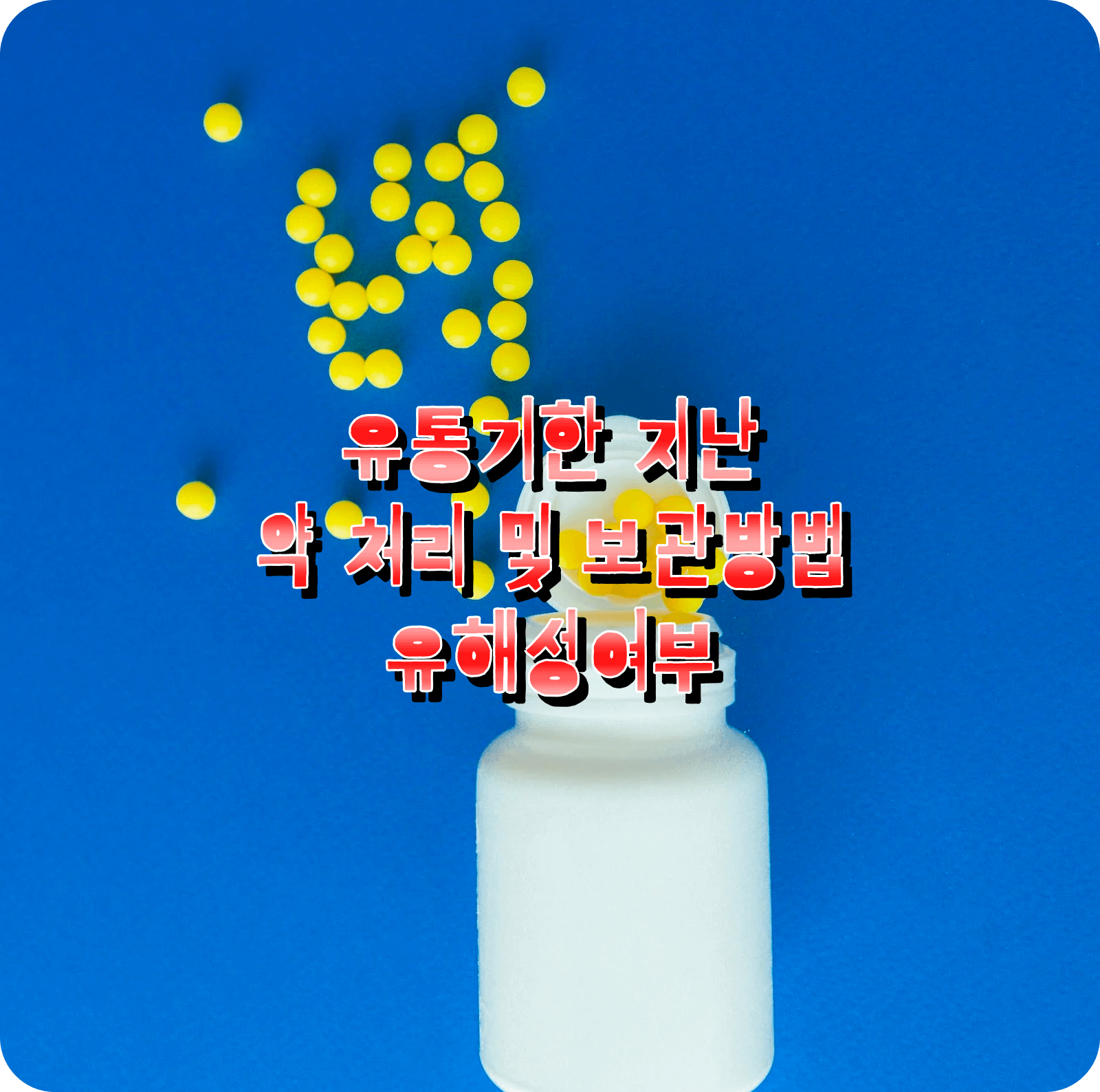  유통기한 지난 약 처리 및 보관 처리방법 환불가능여부 종류별 유통기간 총정리