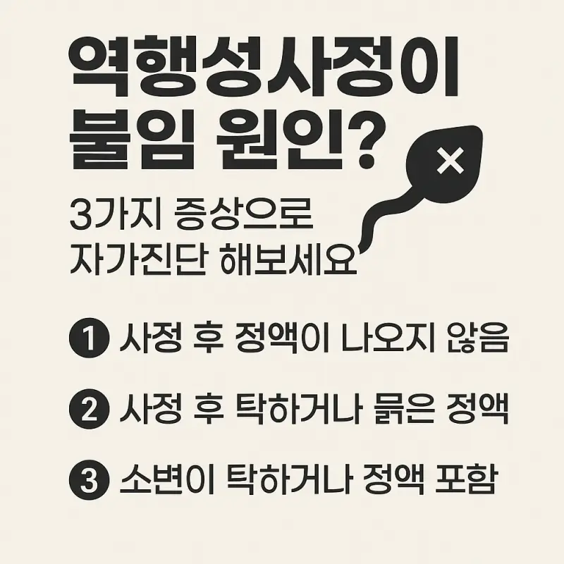 역행성사정