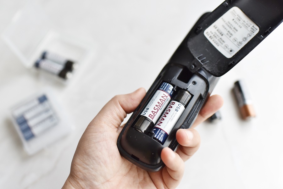 : 바스만 AA건전지, AAA건전지 USB충전식건전지 6