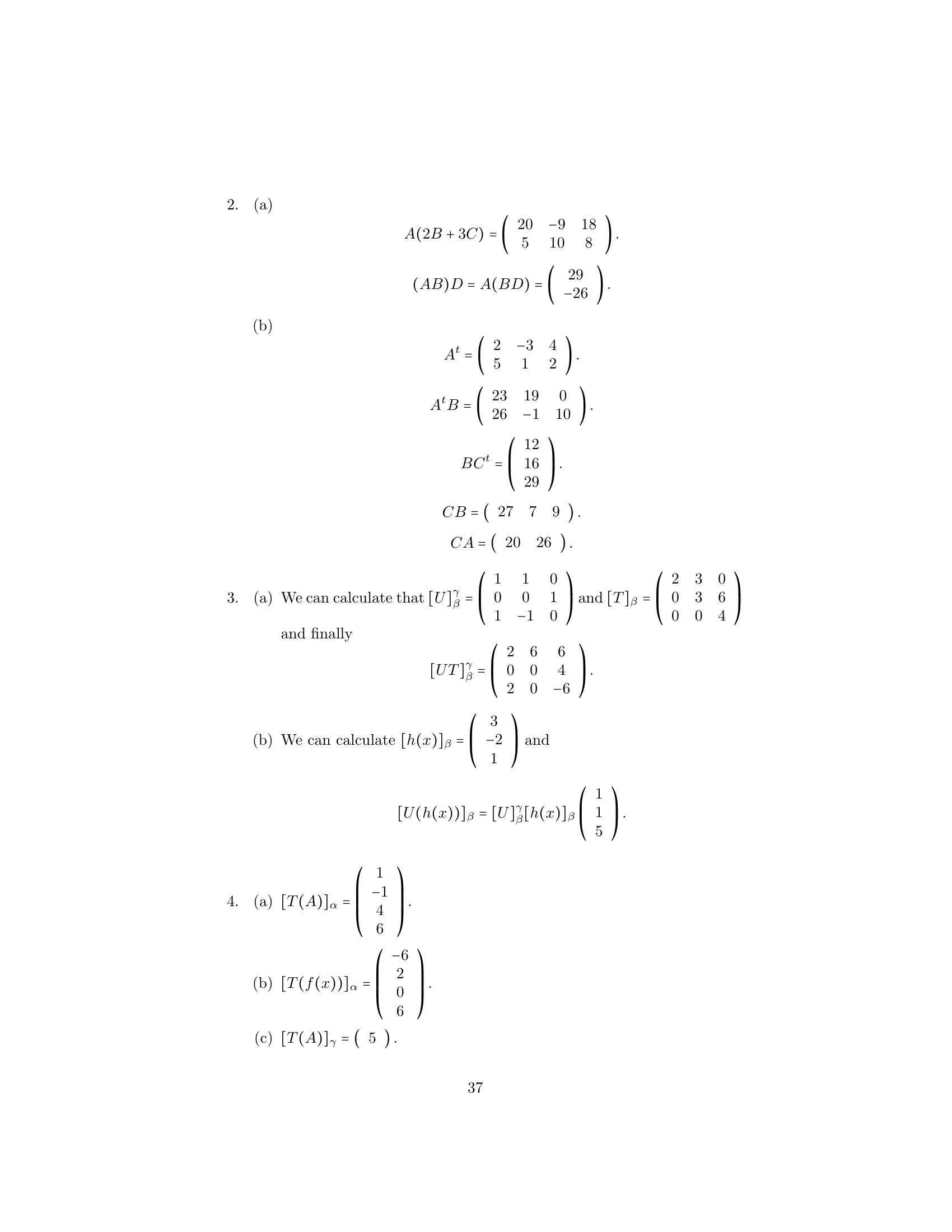 Solutions To Linear Algebra Stephen H Friedberg Fourth Edition Chapter 2