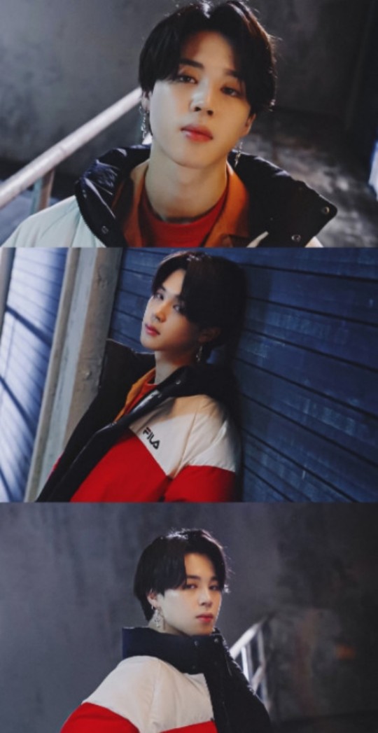 Bts x fila store on the street