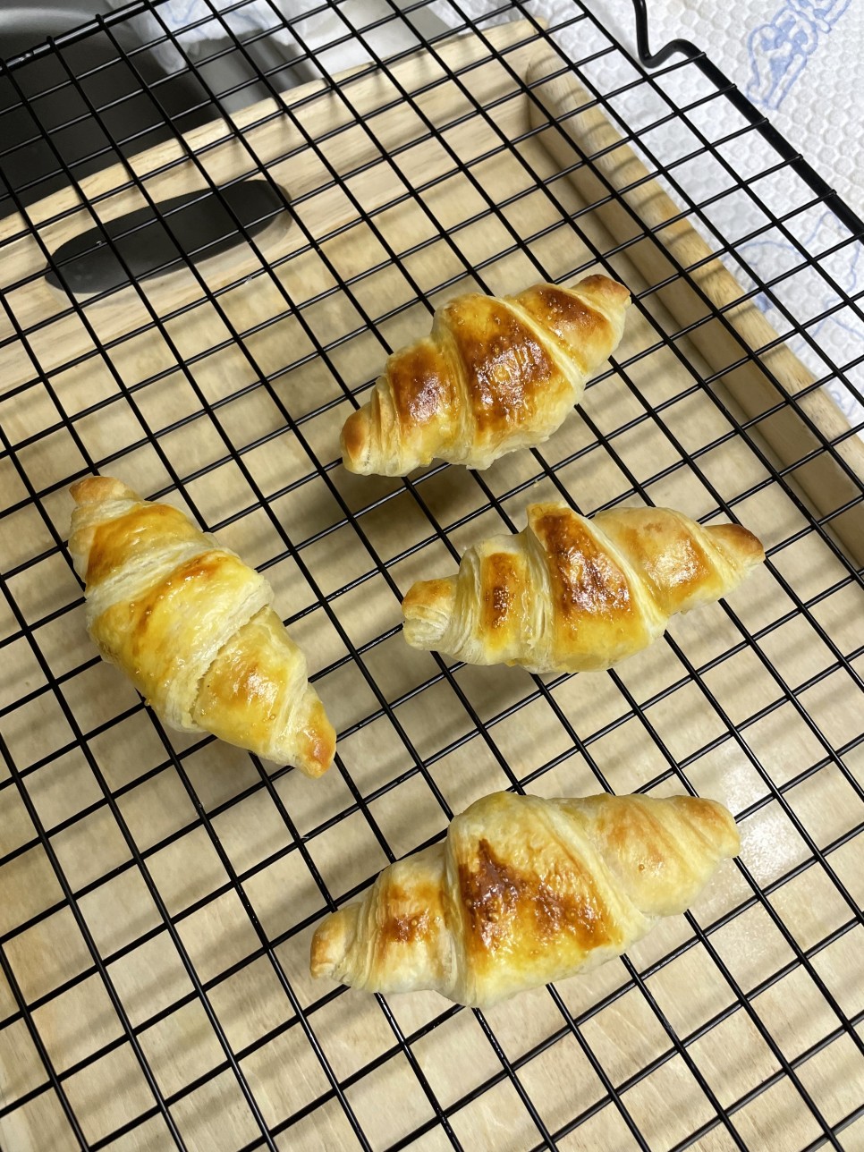 ㅋㅋㅋ 왜 실패하는가 ㅠ 크로와상 생지로 빵굽기 6