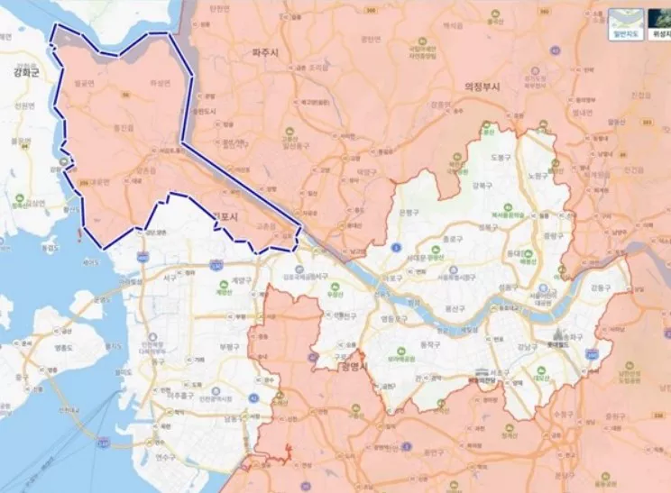 김포시 지도