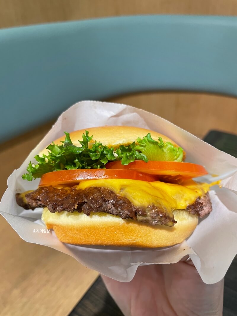 동탄 롯데백화점 수제 버거 맛집 쉑쉑버거 - 쉑버거