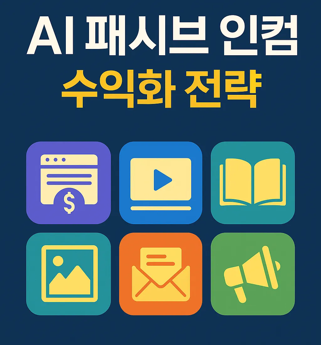 AI로 시작하는 온라인 패시브 인컴 모델 6가지 전략
