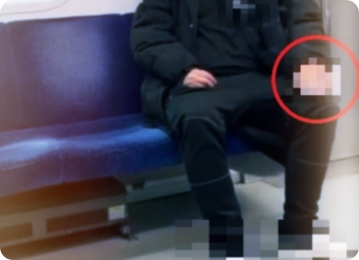  서울 지하철 1호선에서 '버젓이 흡연'한 남성 태도 논란