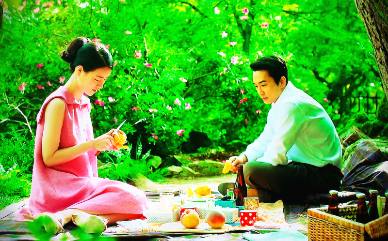 김진평 대령과 종가흔이 피크닉에서 두 사람만 남게 될때 대화사진