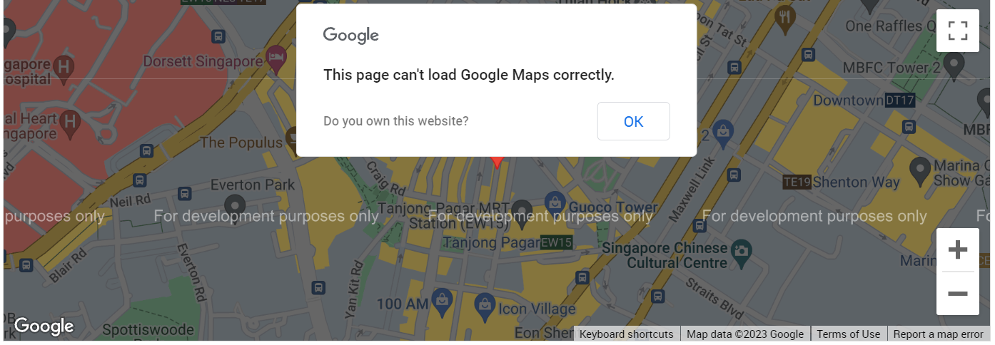 구글맵 로드 오류: This page can&#39;t load Google Maps correctly