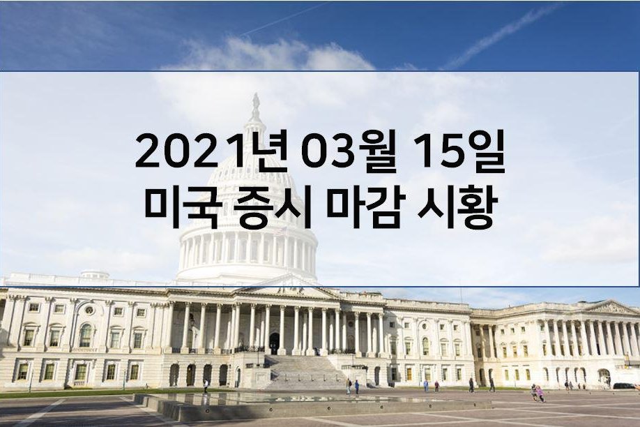  3월 15일 미국 증시 마감 시황(해외 이슈 - 유럽 AZ 백신 접종 일시중단, 테슬라 직함 변경 "CEO 일론 머스크" - 테크노킹, "CFO 잭 커크혼" - 코인마스터, 폭스바겐 각형 배터리셀 도입 예정, 인도 가..