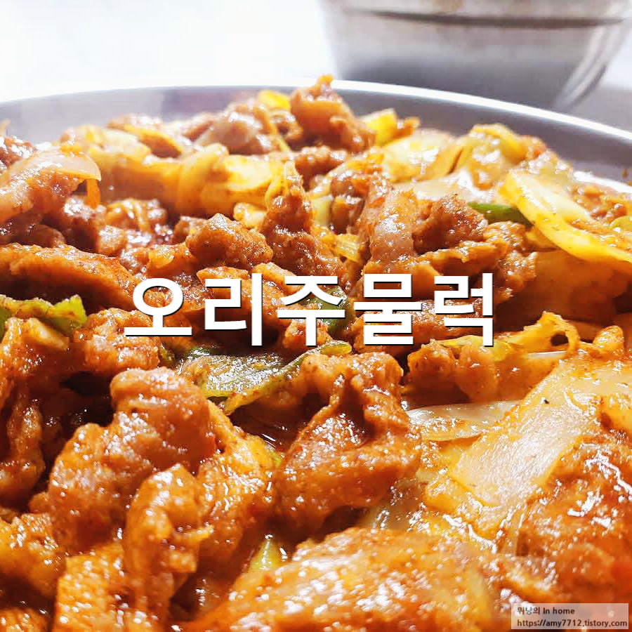  오리주물럭 만들기 _ 오리고기 볶음 요리