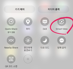 Smart View 활성화