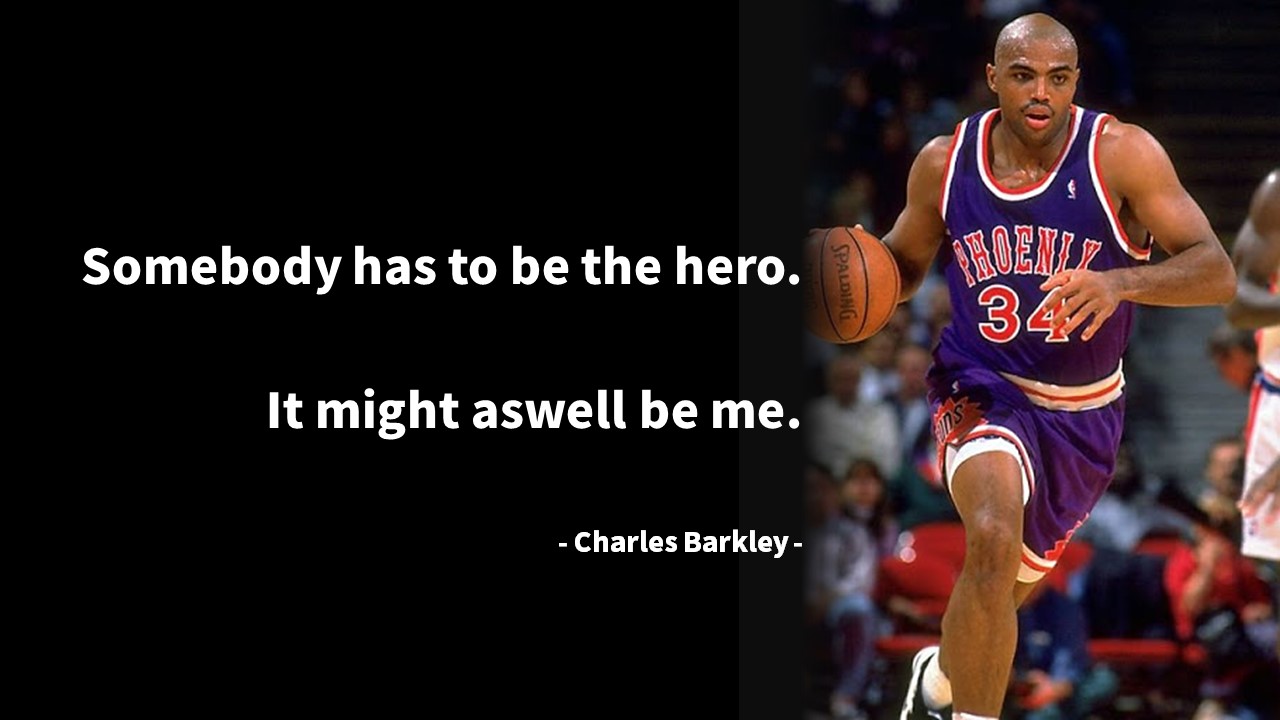 NBA 미국 농구 선수 찰스 바클리의 직설적이면서 자신감에 찬 영어 명언 모음