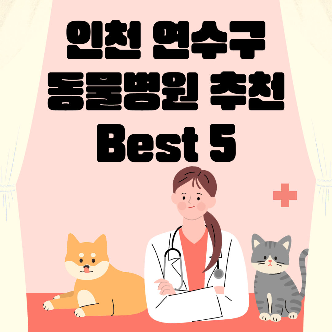 인천 연수구 동물병원 추천 Best 5 ㅣ24시간 동물병원ㅣ비용ㅣ반려동물 의료비 지원 50만원 블로그 썸내일 사진