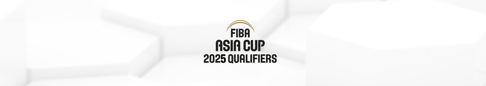 2025 FIBA 아시아컵 예선 안내 표시입니다.