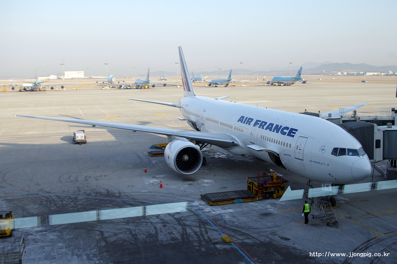 에어 프랑스 Air France AF AFR F-GSPE 777-200ER Boeing 777-200ER B772 인천공항 Incheon International 서울 Seoul ICN RKSI