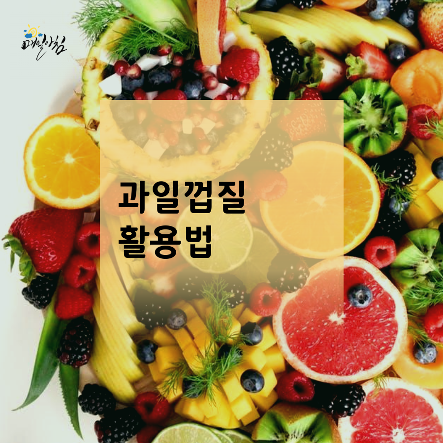  [매일아침좋은글] 과일껍질 활용법 