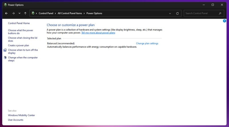 윈도우 빠른 시작 켜기 전원 옵션 메뉴