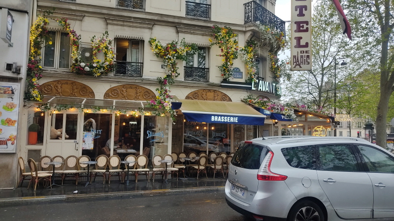  에스까르고와 파스타 스테이크, 파리기차역맛집 Lavant gare restaurant