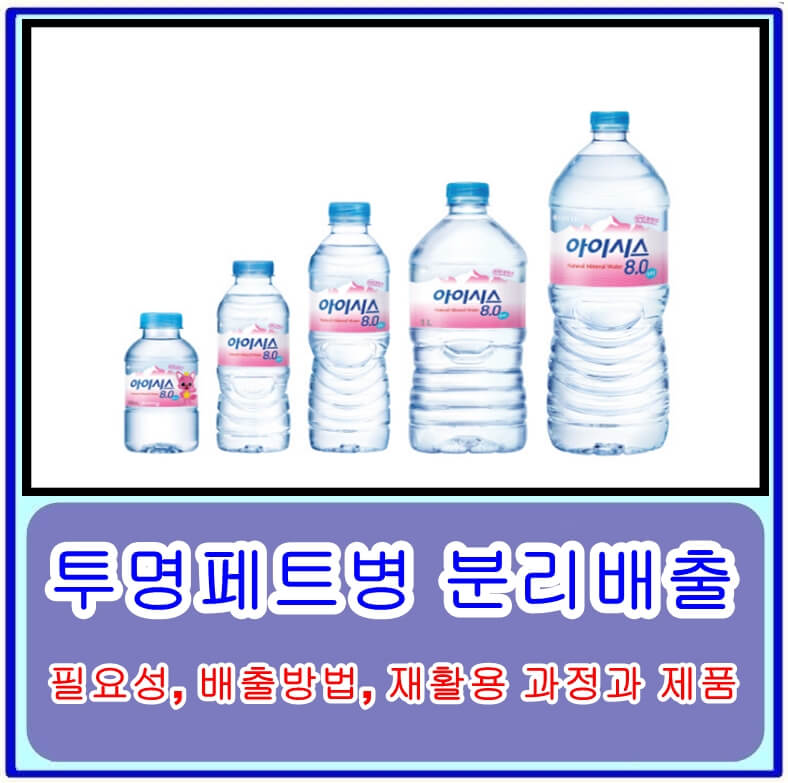  투명페트병 분리배출의 필요성, 배출방법, 재활용 과정과 제품