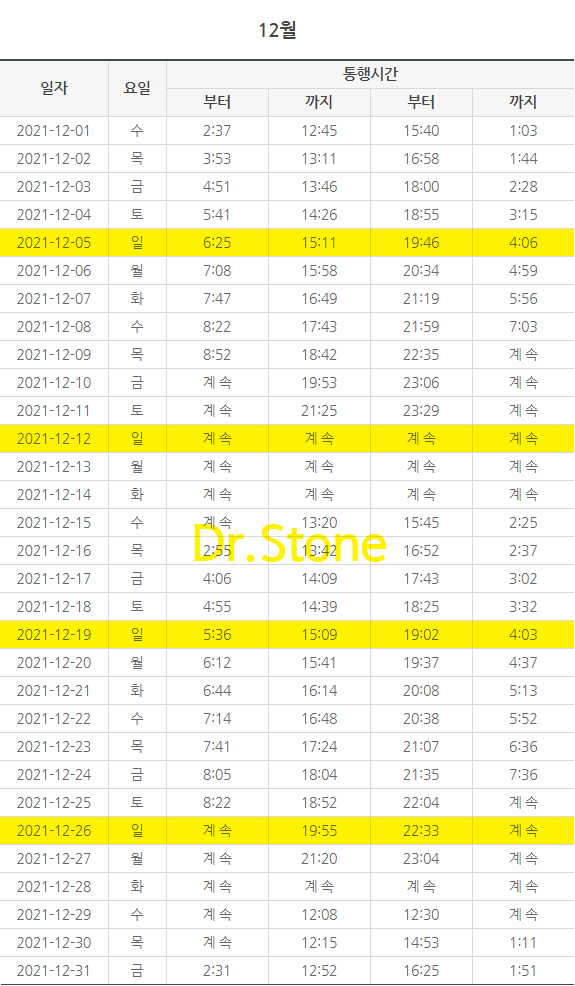 제부도_물때시간표_12월