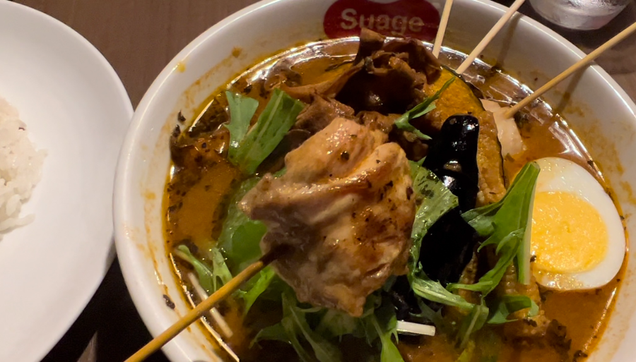 수프카레 닭꼬치